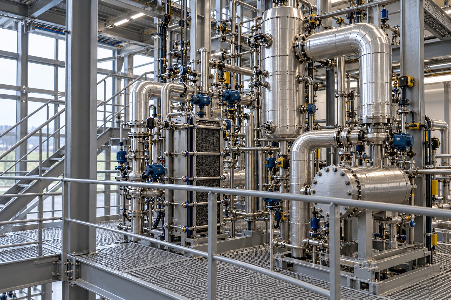 Industrial process piping (illustrative)